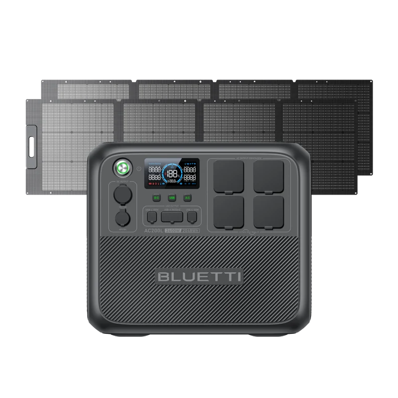 BLUETTI AC200L Station électrique portable | 2400 W, 2048 Wh