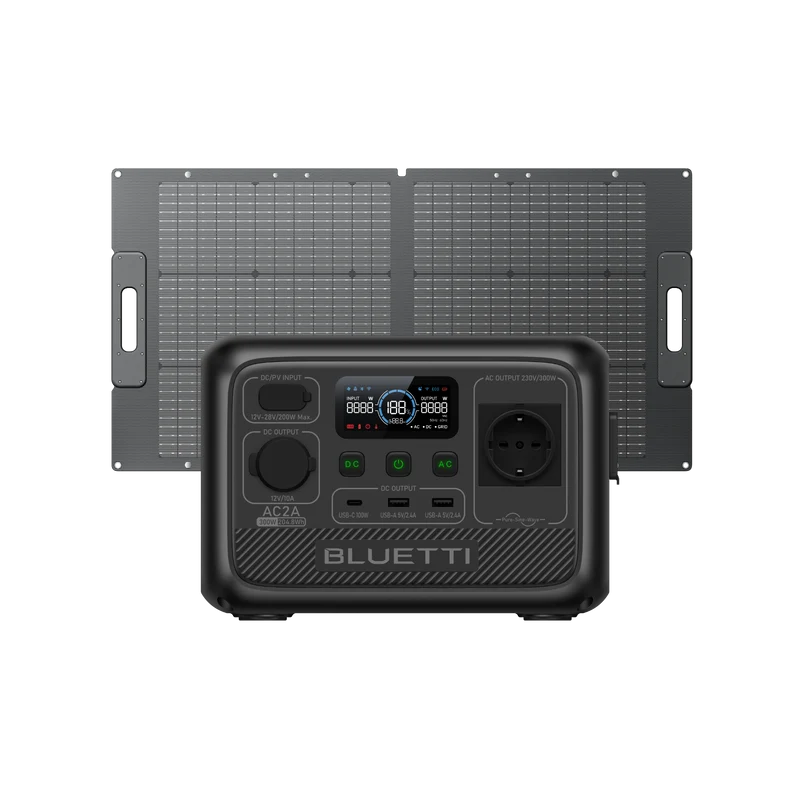 BLUETTI AC2A Station électrique portable | 300 W, 204,8 Wh