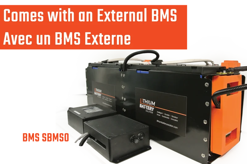 Lithium Battery Solution | 2X LBS 271 (LiFePO4) | Commercial Industrial battery Lithium-ion | with External BMS