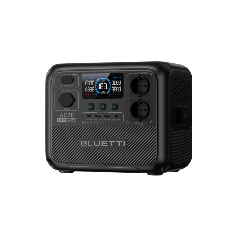 BLUETTI AC70 Station électrique portable | 1000 W / 768 Wh (AMZ)