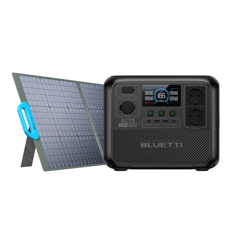BLUETTI AC70 Station électrique portable | 1000 W / 768 Wh (AMZ)