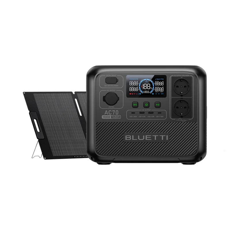 BLUETTI AC70 Station électrique portable | 1000 W / 768 Wh (AMZ)