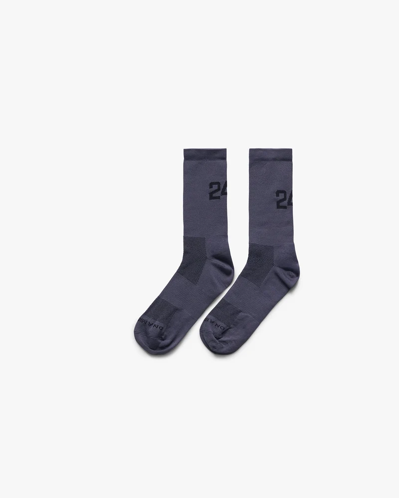 247 Numbers Race Sock - Graphene