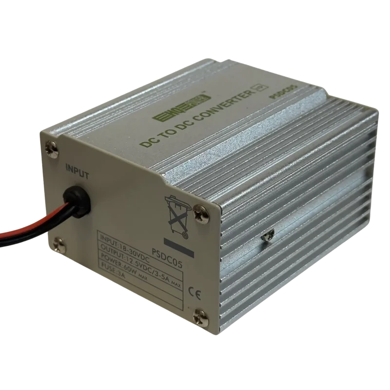 Convertisseur de Tension 24V vers 12V DC 5A – Prise Allume-Cigare Véhicules