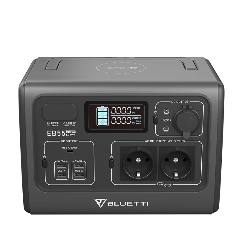 BLUETTI EB55+200W Solar Generator Kit