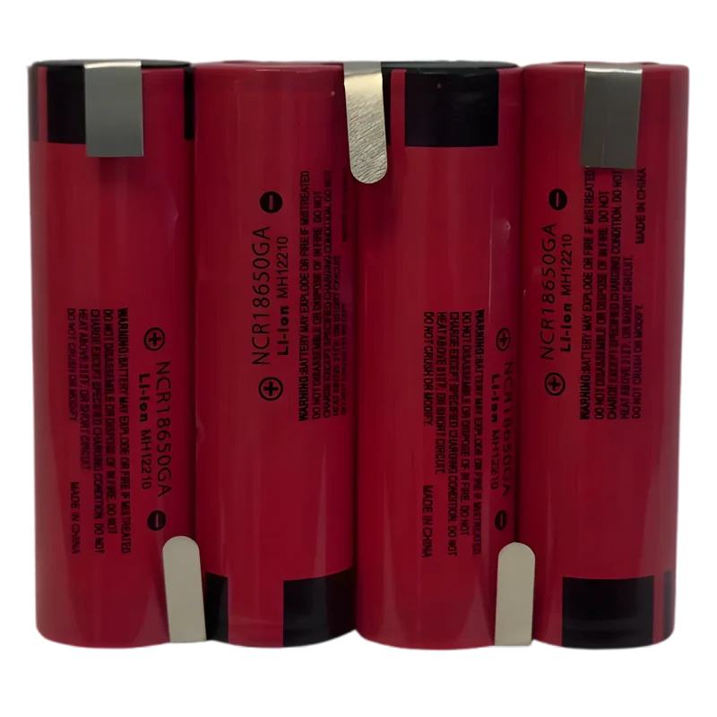 Batterie 4S1P Li-ion 14.4V / 16.8V 3.5Ah – 4x18650 avec pattes à souder