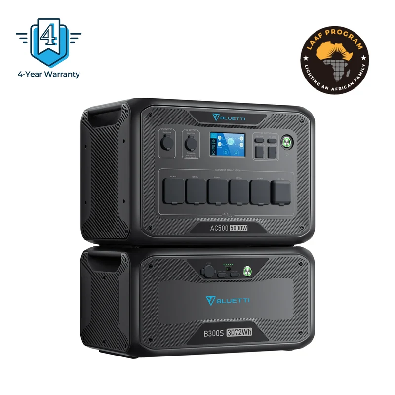 BLUETTI AC500 + B300K Home Battery Backup