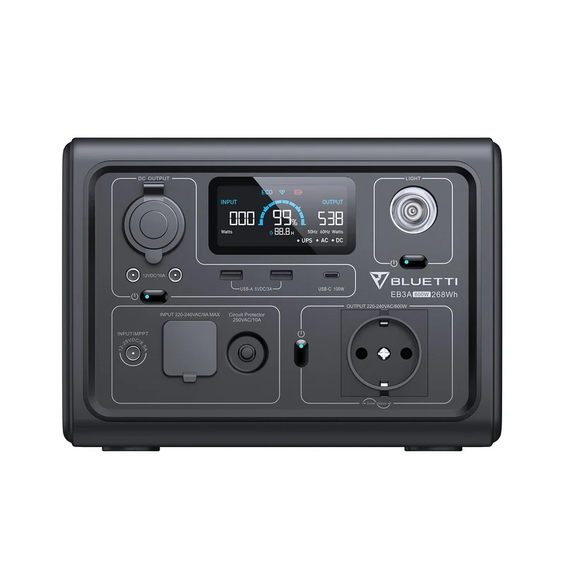 BLUETTI EB3A+120W Solar Generator Kit