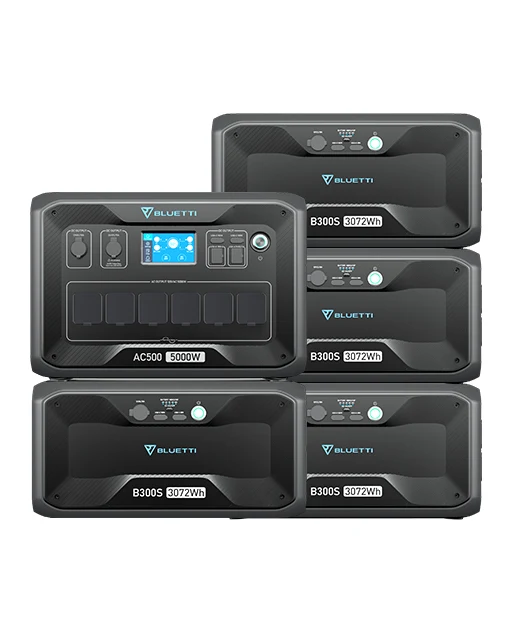 BLUETTI AC500+B300S Batterie de secours domestique | 5000 W / 3072 Wh