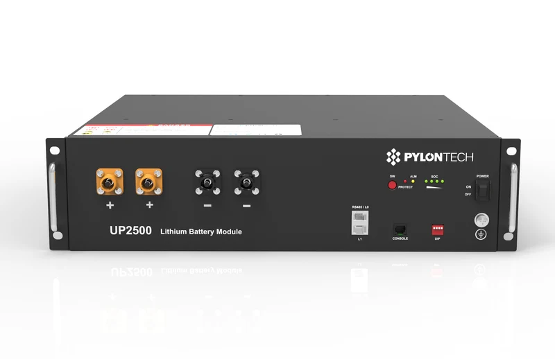 Pylontech UP2500 Rechargeable LiFePO4 Battery | 24V-2,8kWh Lithium-ion Energy Storage System