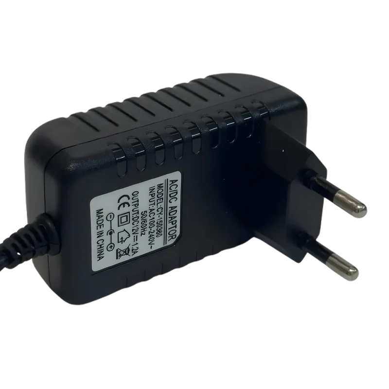 Adaptateur secteur AC/DC 12V 1.2A Fiche 5.5 x 2.5 mm
