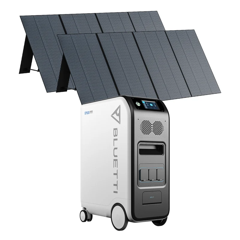 BLUETTI EP500 + 2*PV350 Groupe électrogène solaire