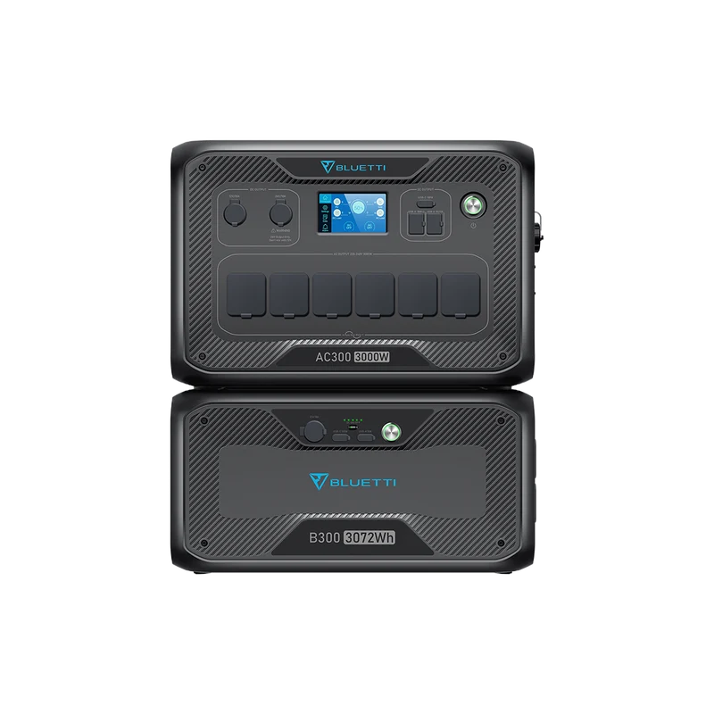 BLUETTI AC300 + B300 Batterie de secours domestique | 3000 W / 3072 Wh