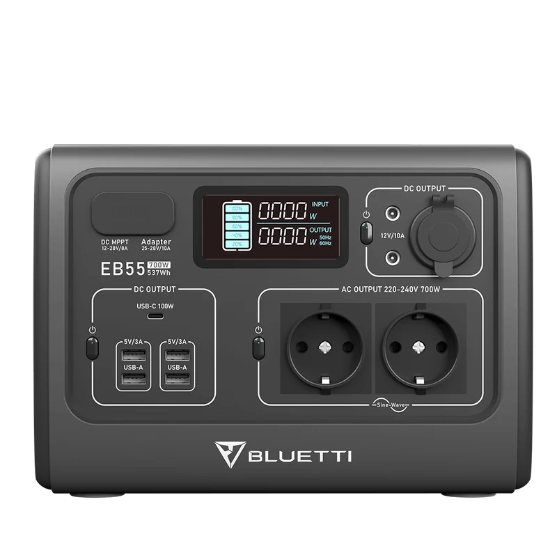 BLUETTI EB55 + PV200 Groupe électrogène solaire