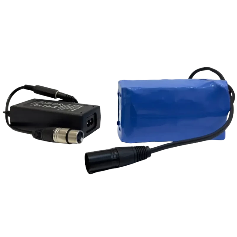 Batterie Li-ion 25.5V 10.5Ah BMZ 7S3P XLR 3 broches avec chargeur