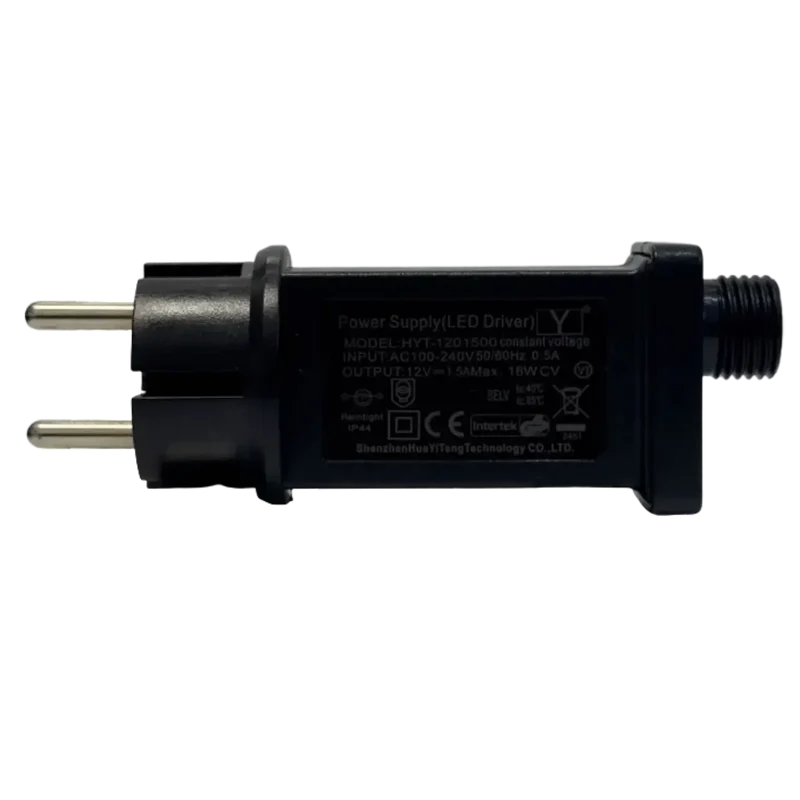 Transformateur secteur 12V 18W pour guirlandes de décoration et de Noël