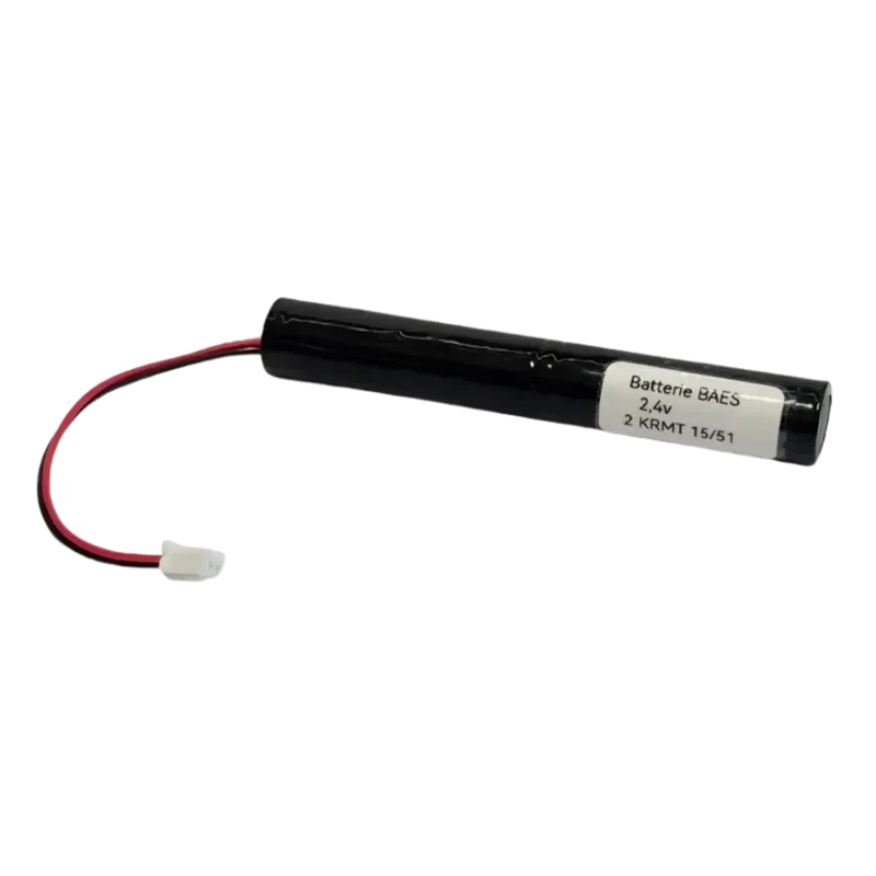 Batterie BAES Zemper 2.4V 1700mAh NiMH 2AA avec connecteur – Éclairage de secours 15/51