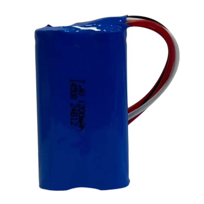 Accumulateur rechargeable 7,4V 1200mAh 2x14500 AA avec connecteur SM-4P
