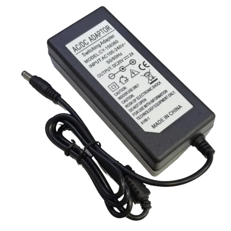 Alimentation 220V AC/DC 20V 2A 5.5x2.5mm