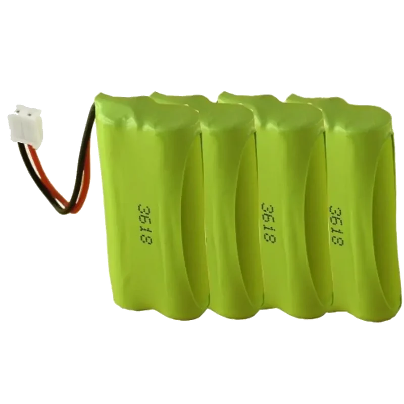 4x Batteries 2.4V NiMH 750mAh