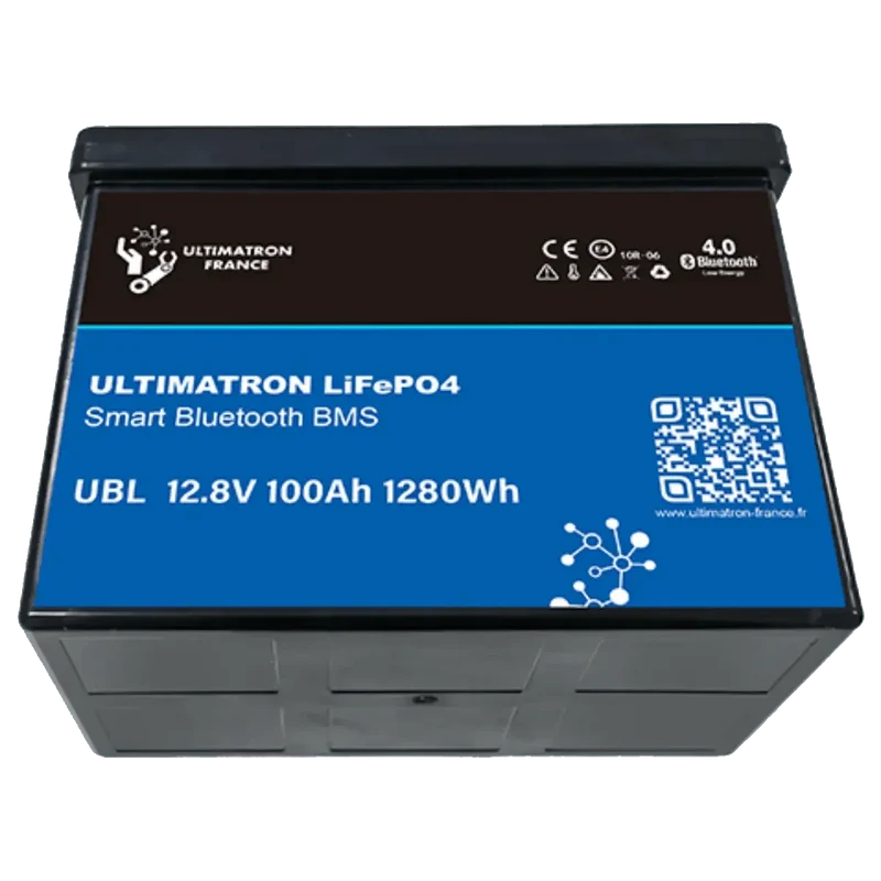 Batterie connectée Lithium LiFePO4 12V 100Ah, série UBL PRO