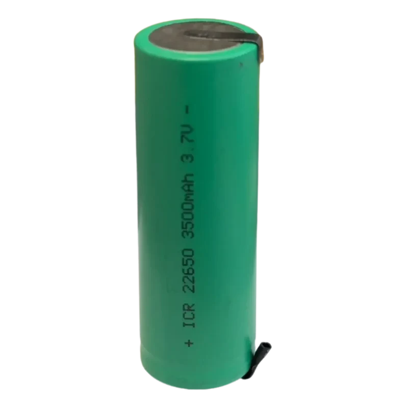 Batterie lithium 22650 3.7V 3500mAh avec languettes pour montage
