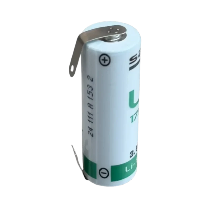 Pile Lithium Saft LS17500 3.6V avec languettes à souder