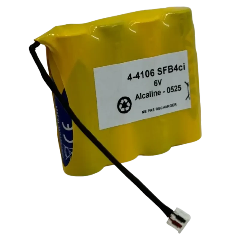 Batterie 6V pour porte automatique d'hotel Saflock