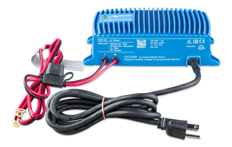 Victron Energy Blue Smart IP67 Battery Charger12/25(1) 120V NEMA 5-15 | BPC122547106