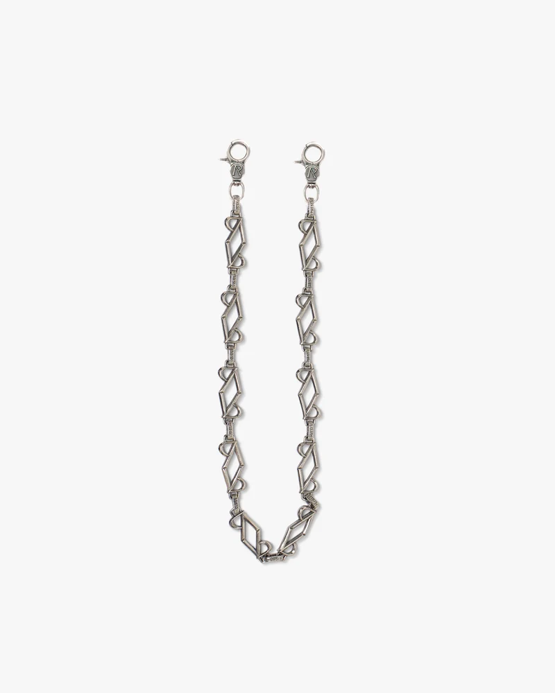 Initial Trouser Chain - Silver