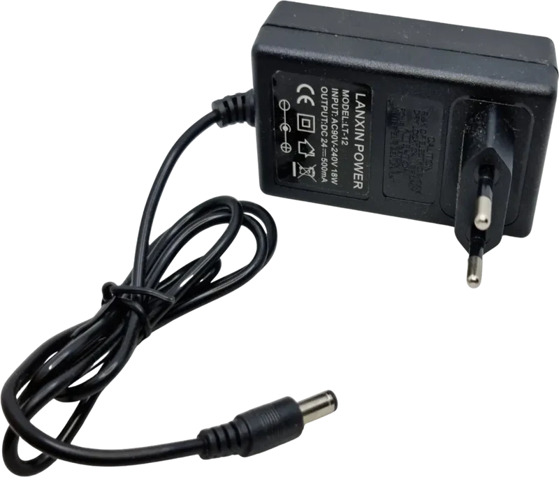 Chargeur batterie plomb 24V 500mA AGM GEL fiche 5.5 x 2.5 mm