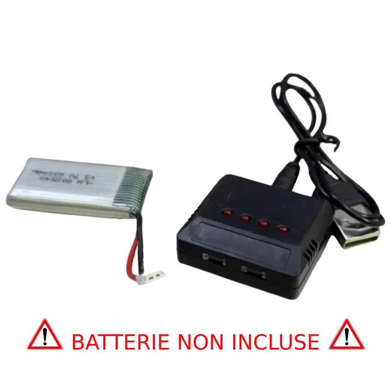 Chargeur de batterie LiPo pour véhicules RC, Quadricoptère KY601S, H11D, H11C, 903048