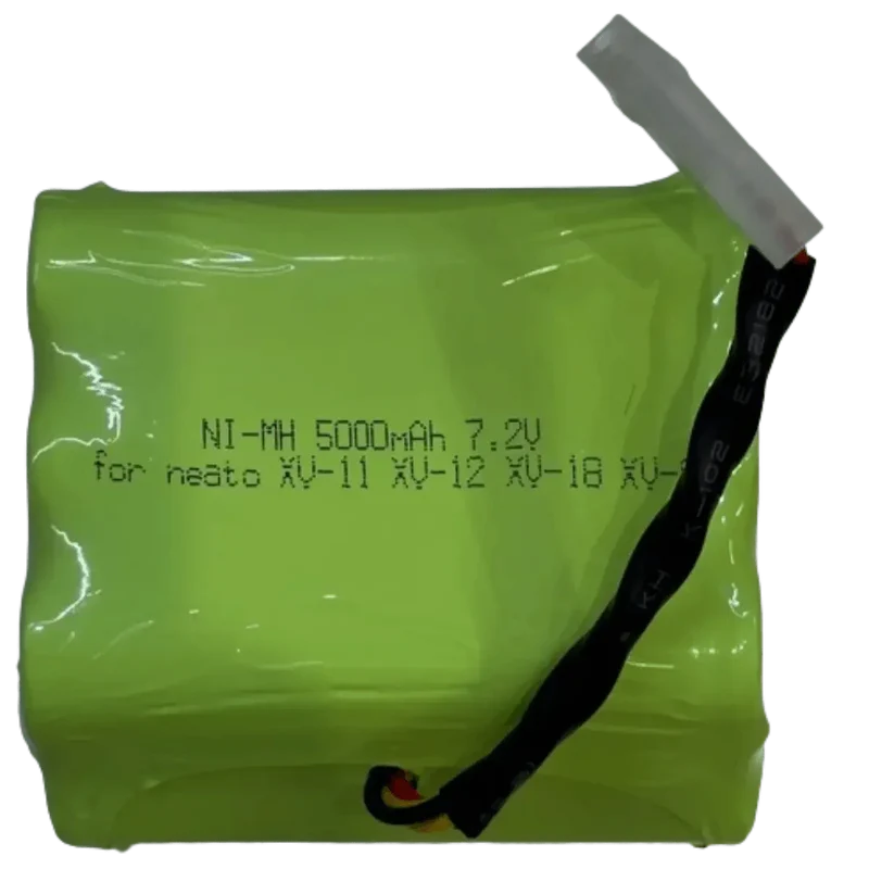 2X Batteries 7.2V 5000mAh pour aspirateur Nateo XV-11, XV-12, XV-14, XV-15, XV-18, XV-21