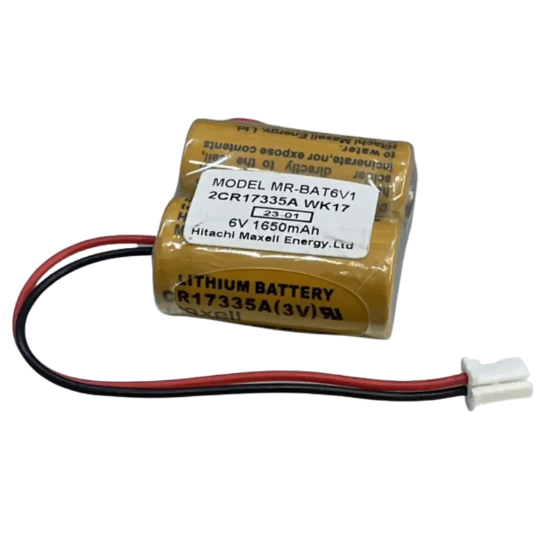 Pile PLC MR-BAT6V1 6V 2CR17335A WK17 pour Mitsubishi MR-J4