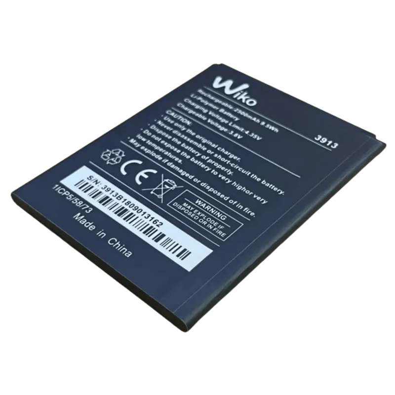Batterie Wiko 3913 3.8V 2500mAh pour Lenny 4 et 4 Plus