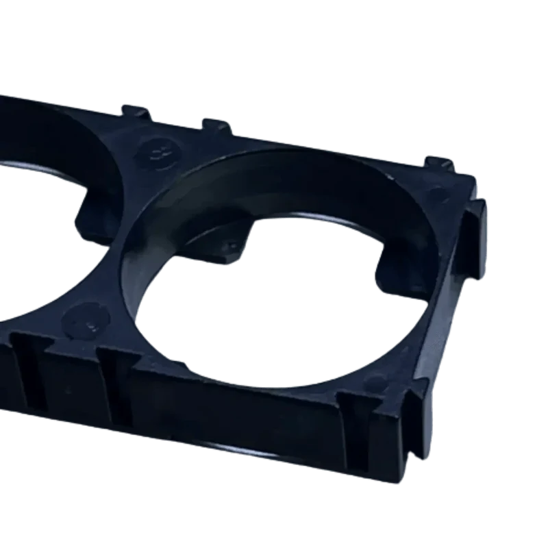 Support fixe ABS pour 2 batteries lithium 26650