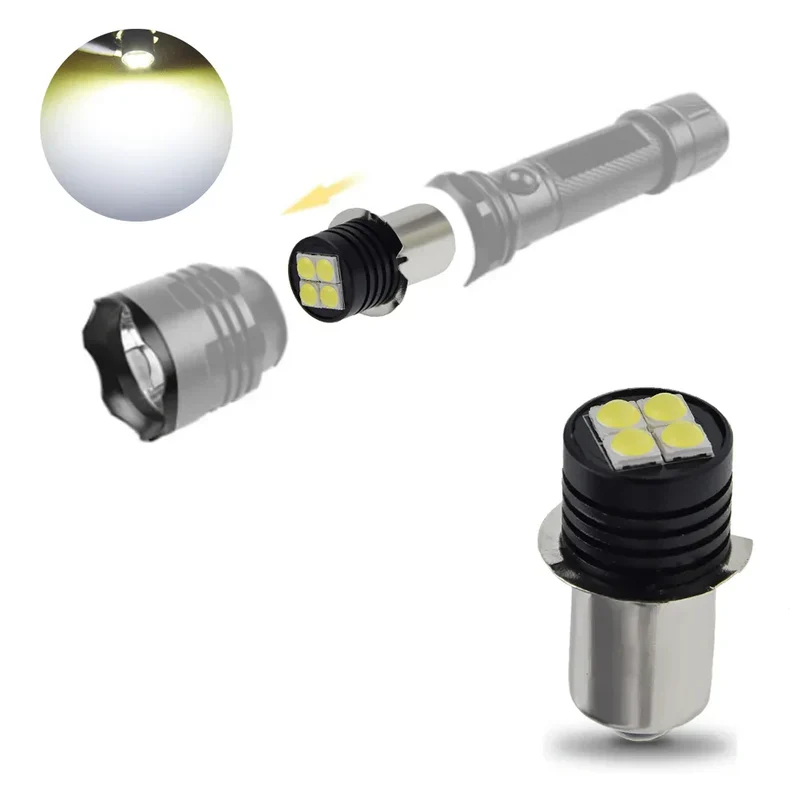 Ampoule LED P13,5S 3V pour lampe de poche Maglite