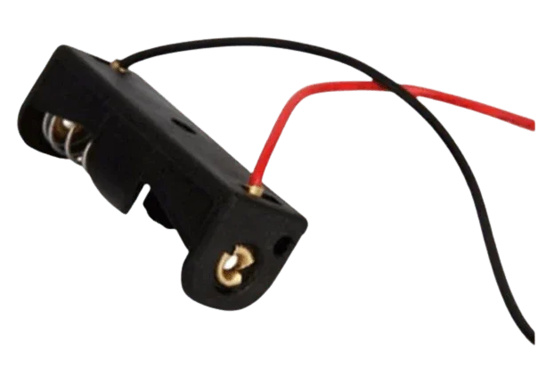 Support pile 12V 23A sortie fils