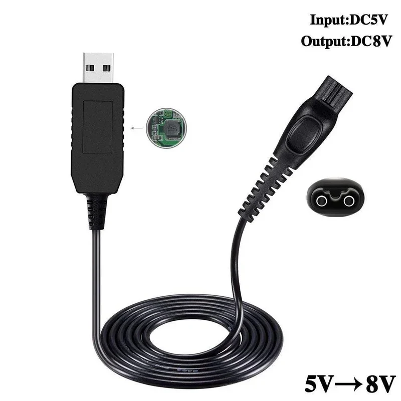 Câble de charge USB 8V pour tondeuse Philips One Blade