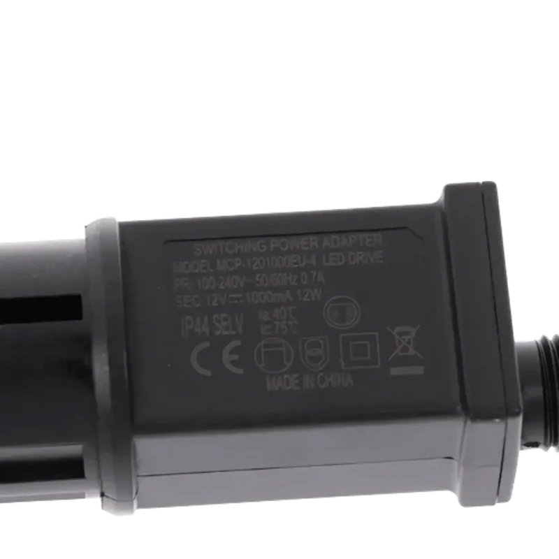 Adaptateur d'alimentation pour guirlande LED 12V 1A