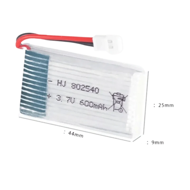 Batterie Li-Po 3.7V 600mAh pour Drone