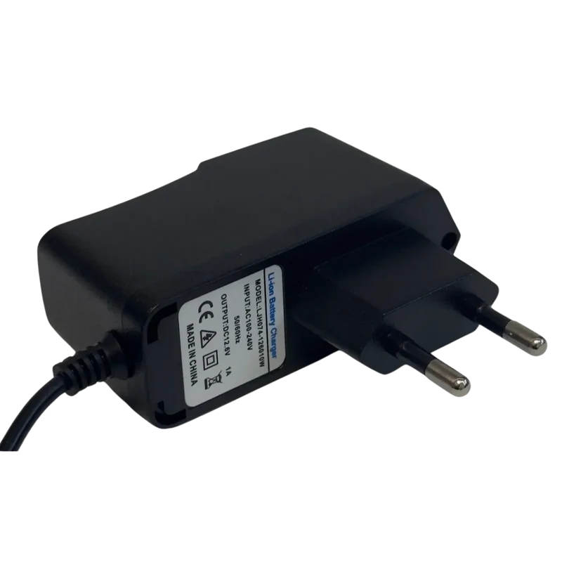 Chargeur 12.6V 1A pour batterie Li-ion 3S – DC 5.5x2.1mm