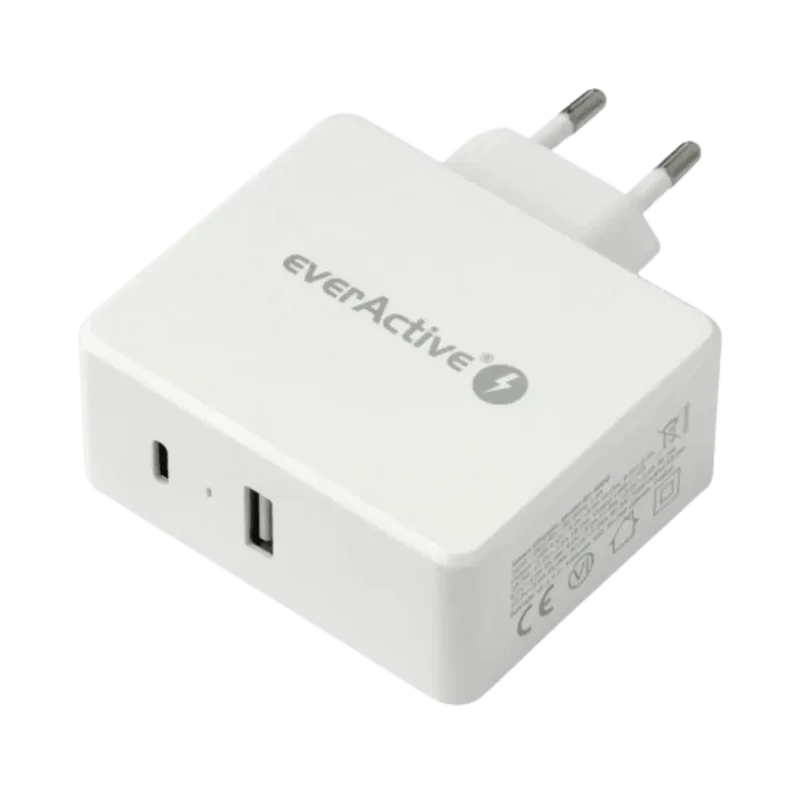 Chargeur rapide USB et USB-C 63W
