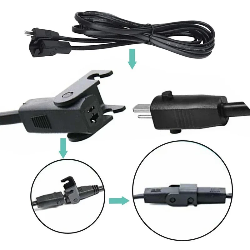 Rallonge 2M câble d'alimentation compatible pour fauteuil électrique 29v