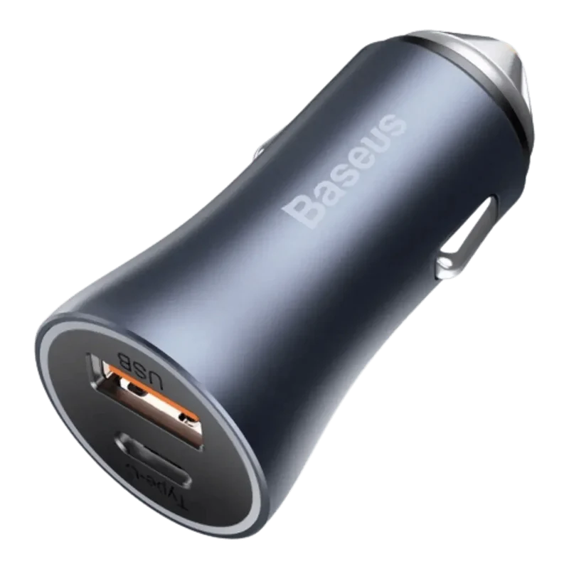 Chargeur allume cigare 12V voiture 40W USB-C et USB