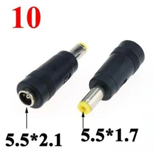 Convertisseur de fiches d'adaptation Input 5.5x2.1mm