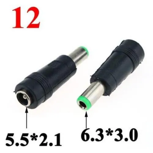 Convertisseur de fiches d'adaptation Input 5.5x2.1mm