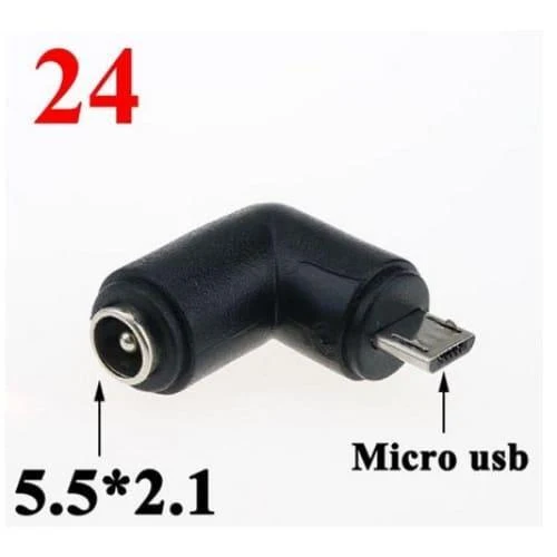 Convertisseur de fiches d'adaptation Input 5.5x2.1mm