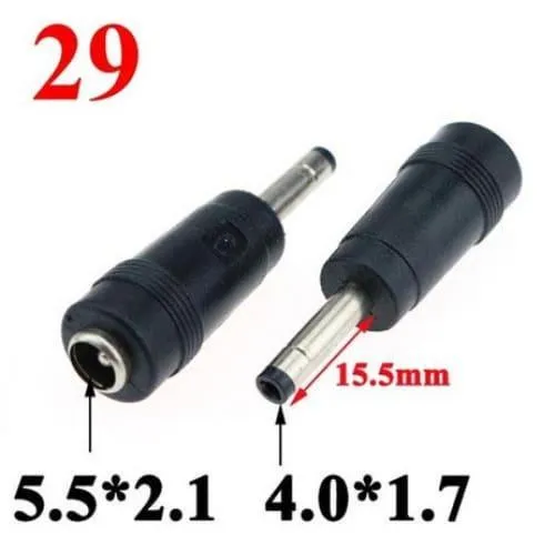 Convertisseur de fiches d'adaptation Input 5.5x2.1mm