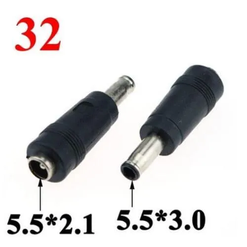 Convertisseur de fiches d'adaptation Input 5.5x2.1mm